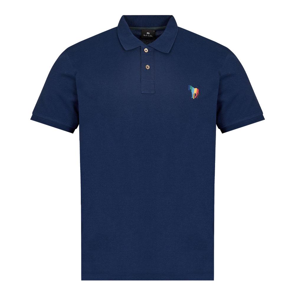 Paul Smith New Zebra Polo Shirt - Blue商品第1张图片规格展示