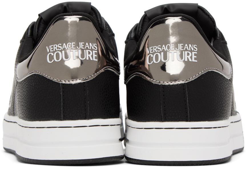 商品Versace|Black Court 88 Sneakers,价格¥881,第4张图片详细描述