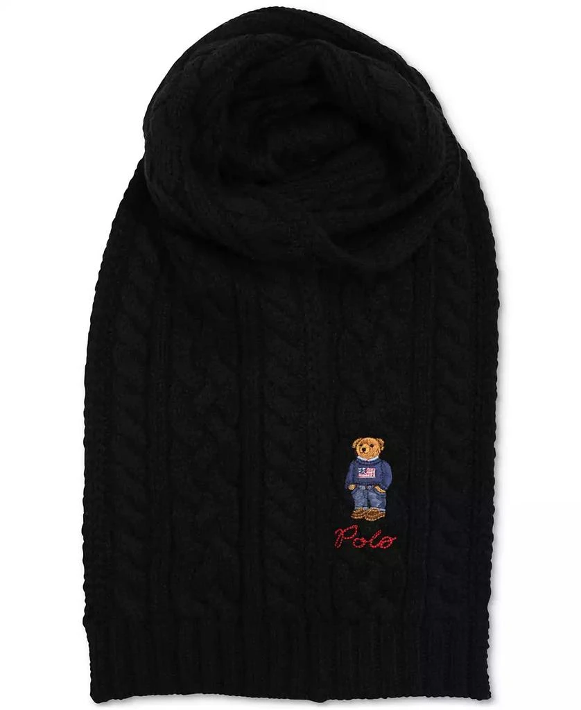 商品Ralph Lauren|Men's Cable-Knit Bear Scarf,价格¥459,第2张图片详细描述