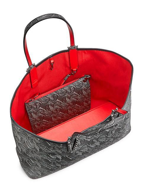 商品Christian Louboutin|Cabata Printed Leather Tote,价格¥12439,第6张图片详细描述