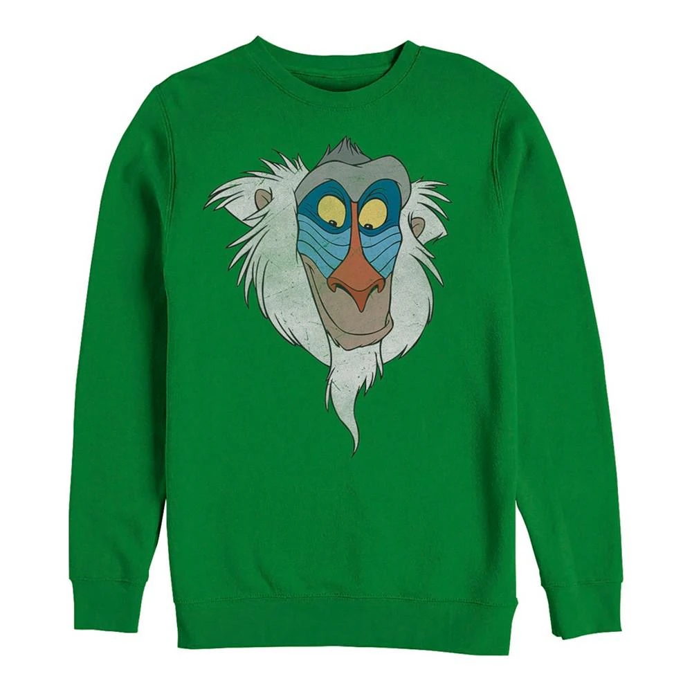 商品Disney|Disney Men's Lion King Rafiki Big Face, Crewneck Fleece,价格¥339,第2张图片详细描述