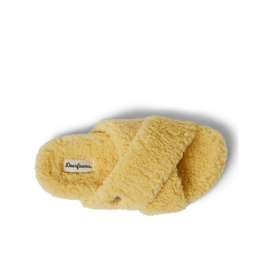 商品Dear Foams|Women's Maddy Teddy Double Band Molded Footbed Slide,价格¥258,第3张图片详细描述