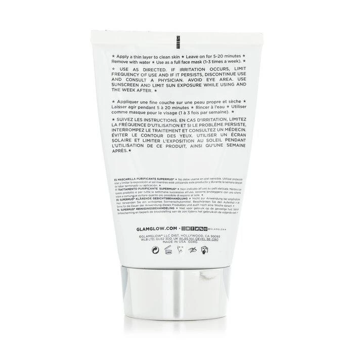 商品Glamglow|Glamglow 幕后明星双重焕肤泥浆面膜 白罐发光面膜 100g/3.5oz,价格¥911,第3张图片详细描述