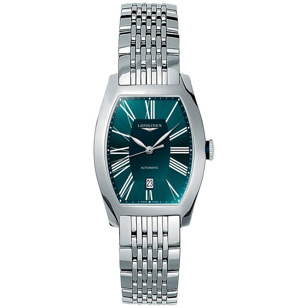 商品Longines|Women's Swiss Automatic Evidenza Stainless Steel Bracelet Watch 26x31mm,价格¥15592,第1张图片