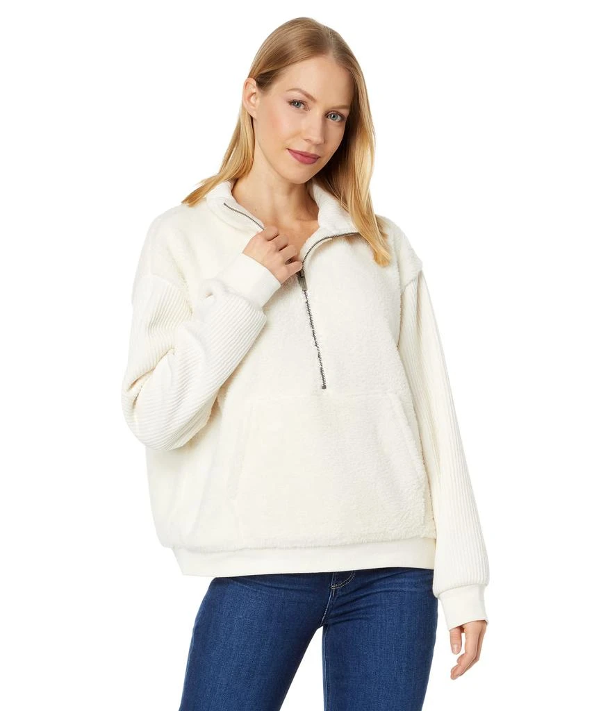 商品Splendid|Lexi Sherpa 1/2 Zip,价格¥1081,第1张图片