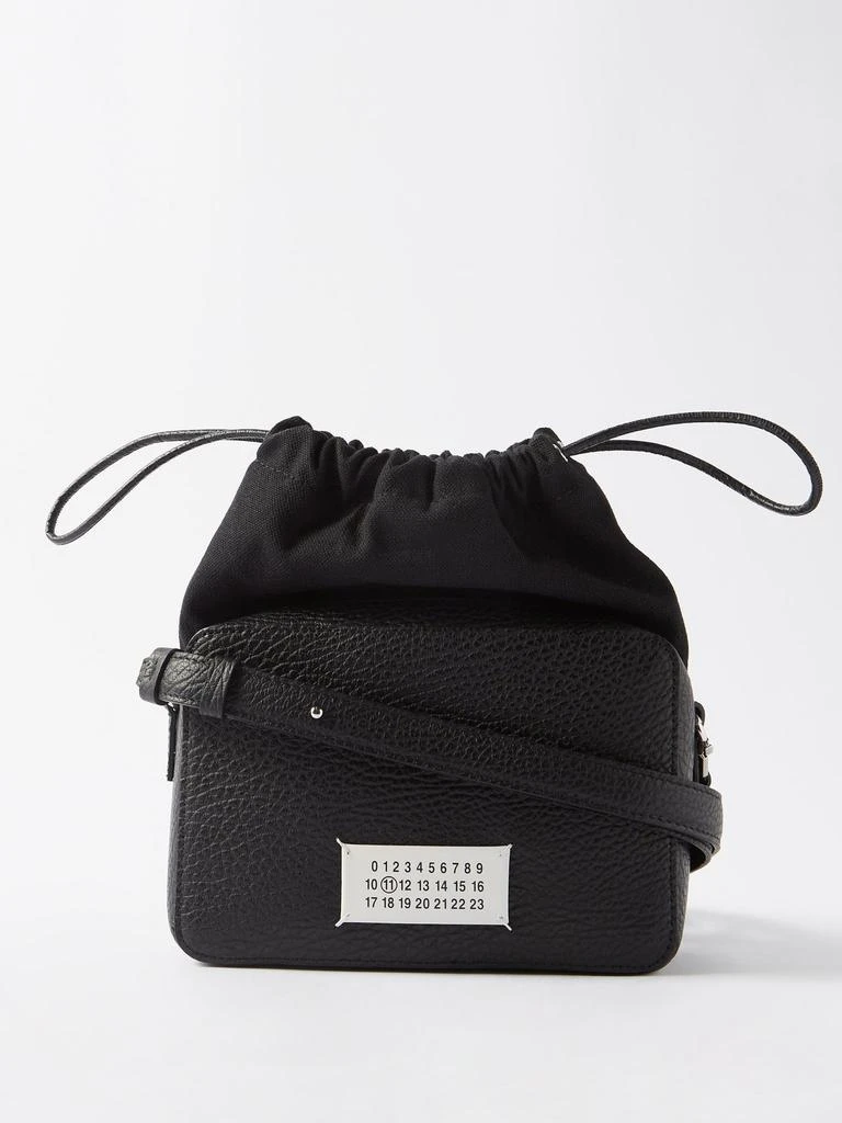 商品MAISON MARGIELA|5AC medium grained-leather camera bag,价格¥11446,第1张图片