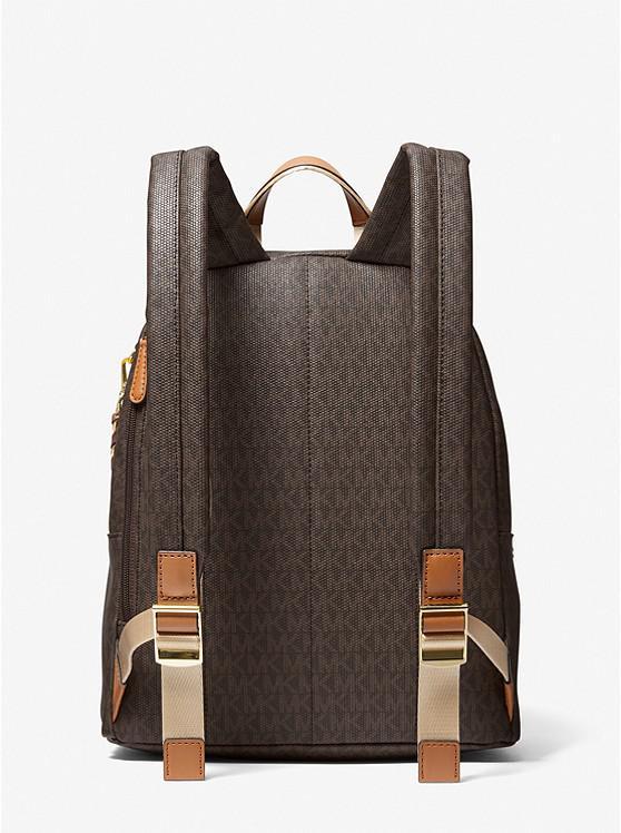 商品Michael Kors|Slater Medium Signature Logo Stripe Backpack,价格¥1378-¥2756,第5张图片详细描述