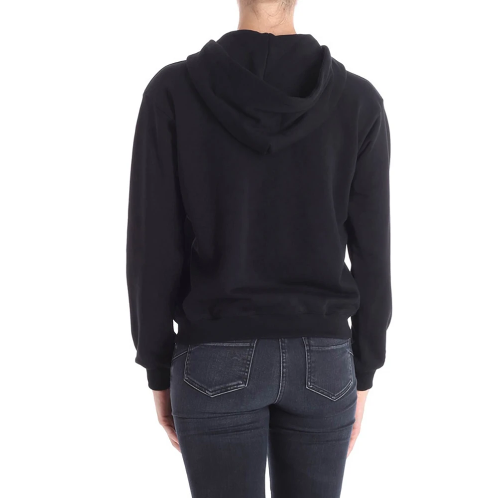 Moschino 莫斯奇诺 女士黑色印花棉质卫衣 EV1705-5527-1555 商品
