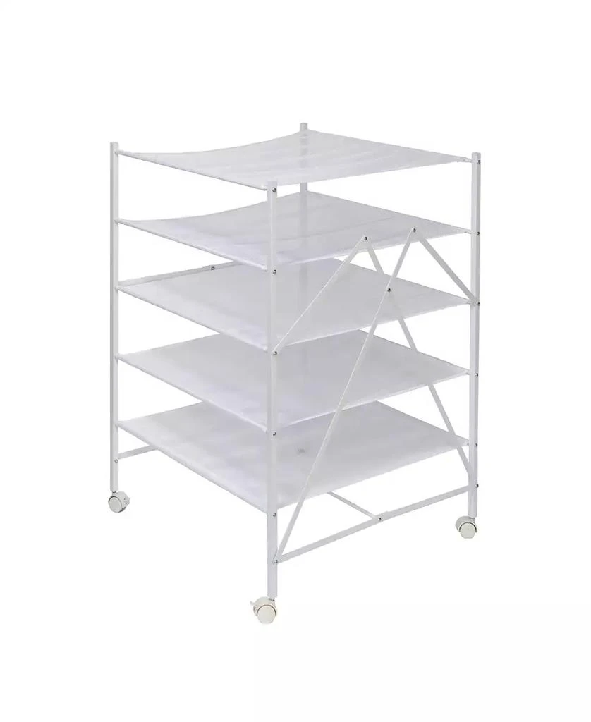 商品Honey Can Do|5-Tier Collapsible Rolling Clothes Drying Rack,价格¥500,第1张图片