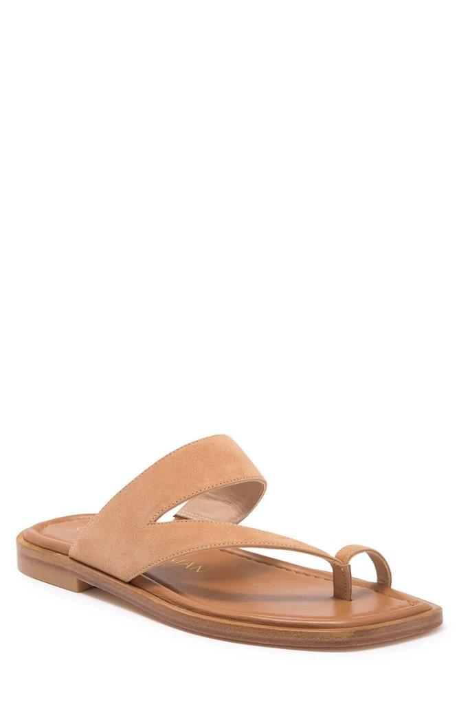商品Stuart Weitzman|Lyla Flat Slide Sandal,价格¥1148,第1张图片