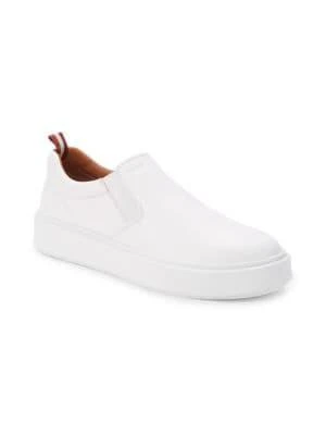 商品Bally|Leather Slip-On Sneakers,价格¥1164,第2张图片详细描述