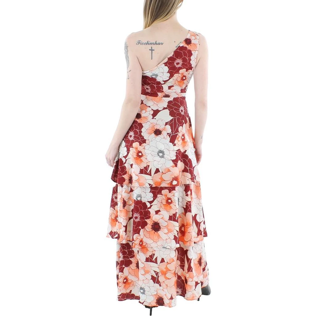 商品RACHEL Rachel Roy|Womens Floral One Shoulder Maxi Dress,价格¥328,第2张图片详细描述