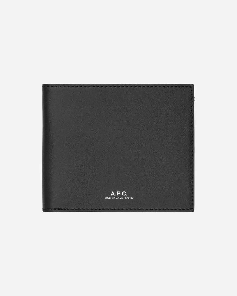 商品A.P.C.|Aly Bifold Wallet Black,价格¥718,第2张图片详细描述