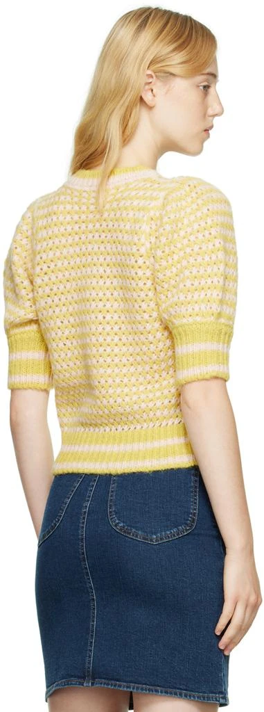 商品See by Chloé|Yellow & Pink Striped Sweater,价格¥1538,第3张图片详细描述