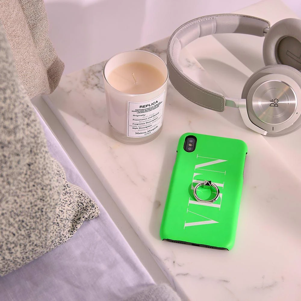 商品Valentino|Valentino Fluo VLTN iPhone XS Max Case,价格¥755,第3张图片详细描述