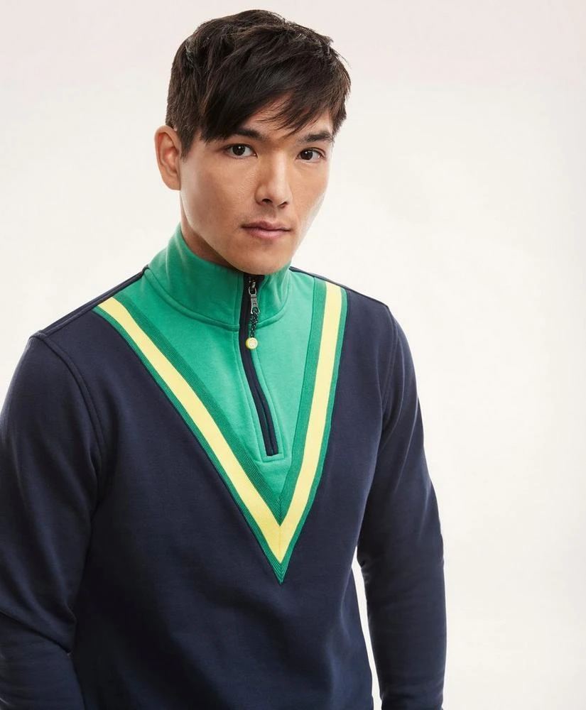 商品Brooks Brothers|French Terry Half-Zip Sweatshirt,价格¥491,第3张图片详细描述