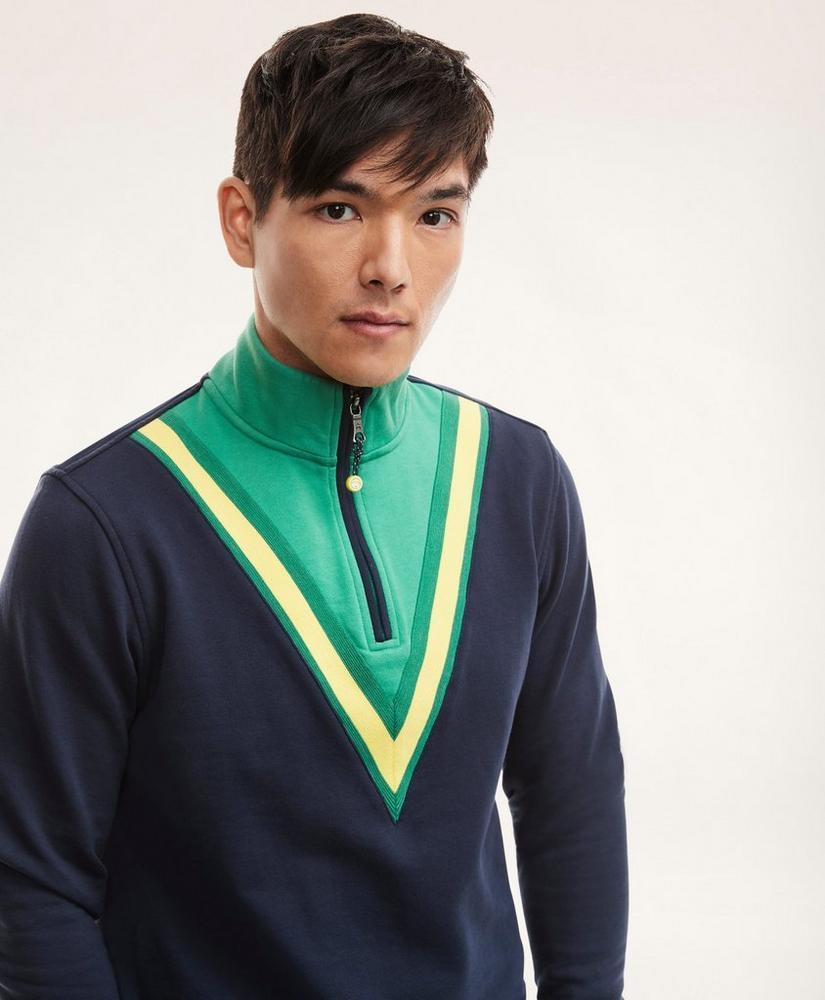 商品Brooks Brothers|French Terry Half-Zip Sweatshirt,价格¥431,第5张图片详细描述