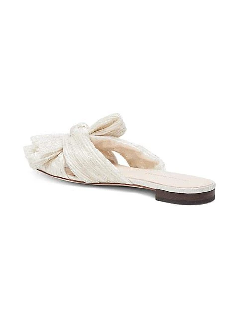 商品Loeffler Randall|Daphne Flat Metallic Sandals,价格¥698,第3张图片详细描述