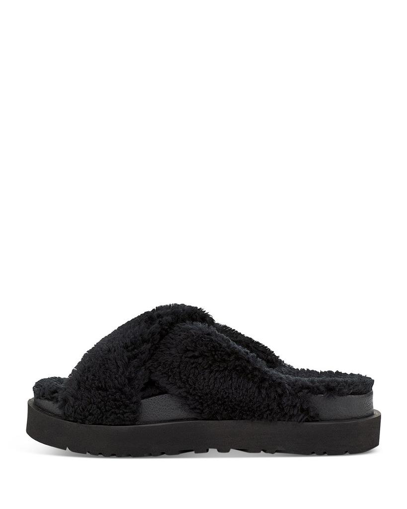 Women's Fuzz Sugar Cross Slide Sandals商品第6张图片规格展示