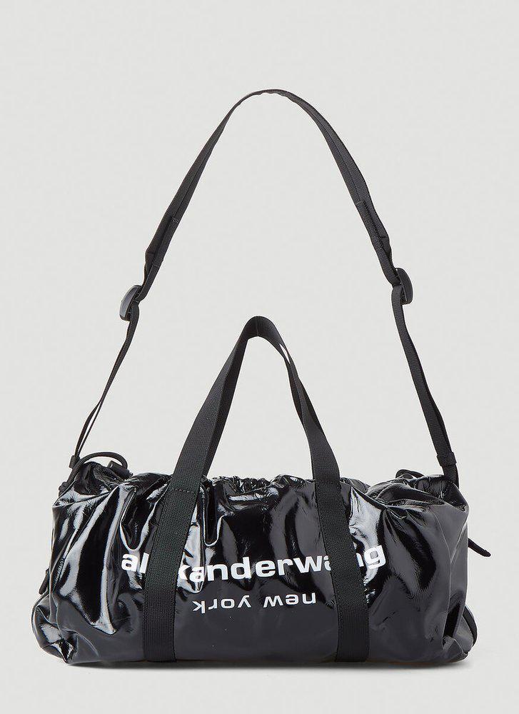 商品Alexander Wang|Alexander Wang Logo Printed Drawstring Shoulder Bag,价格¥3945,第1张图片