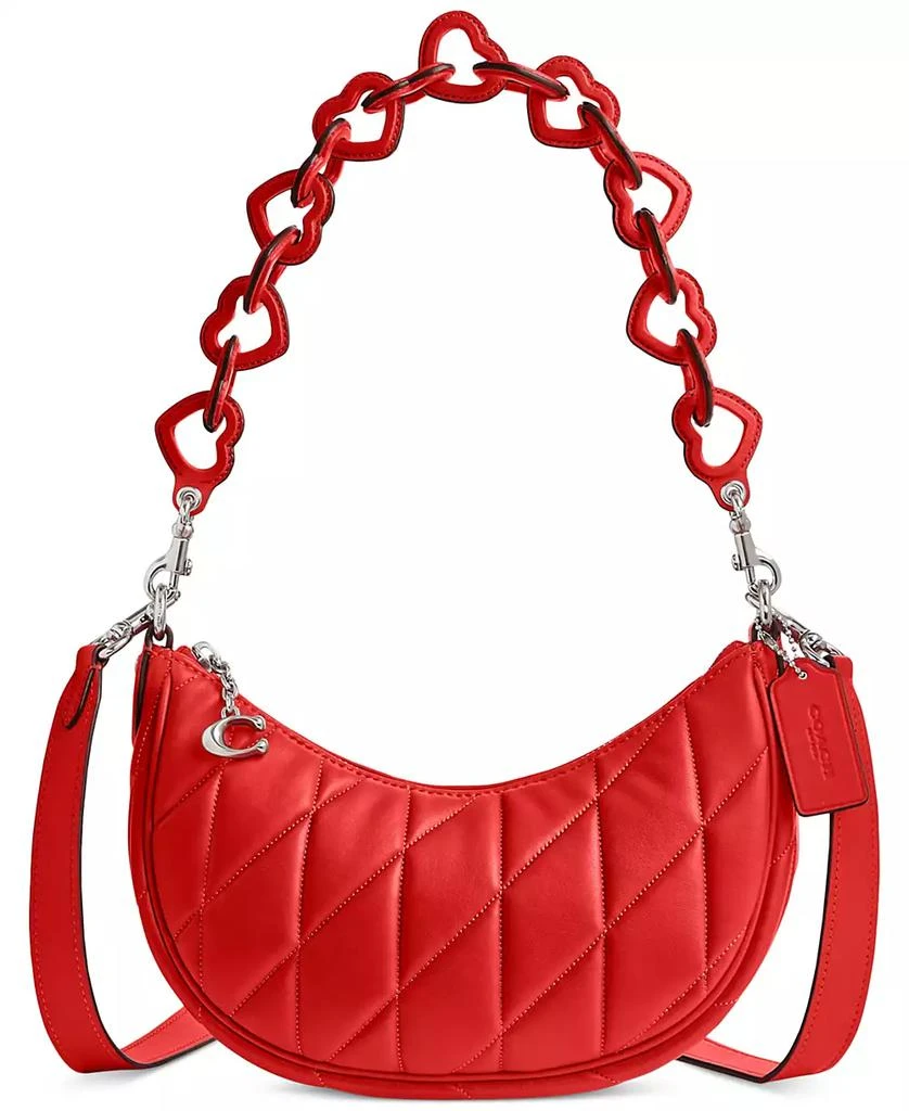 商品Coach|Quilted Pillow Leather Mira Shoulder Bag with Heart Strap,价格¥2235,第2张图片详细描述