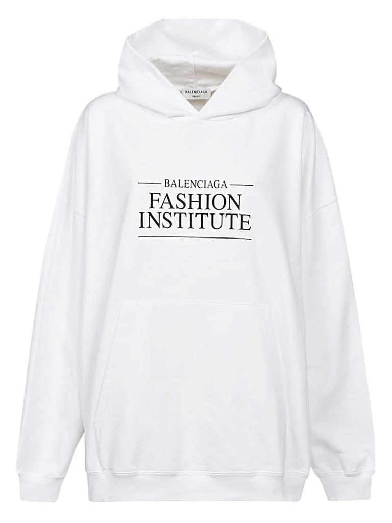 商品Balenciaga|BALENCIAGA - Printed Organic Cotton Hoodie,价格¥4252,第1张图片