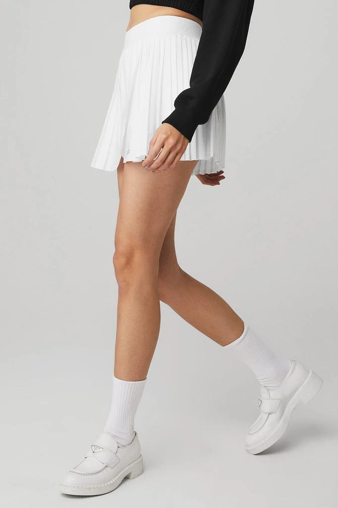 商品Alo|Aces Tennis Skirt - White,价格¥545,第4张图片详细描述