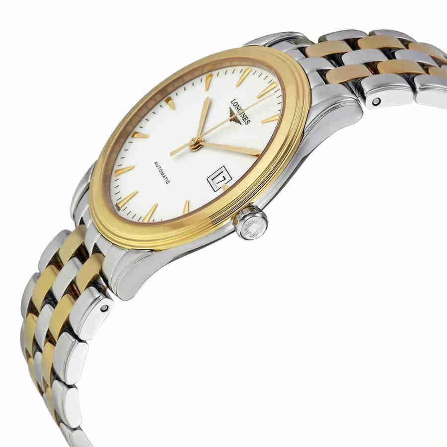 商品Longines|Longines Flagship Automatic White Dial Two-tone Mens Watch L48743227,价格¥8443,第2张图片详细描述