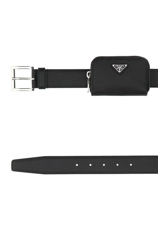 商品Prada|Prada 男士腰带 2CM235053F0002 黑色,价格¥4080,第6张图片详细描述