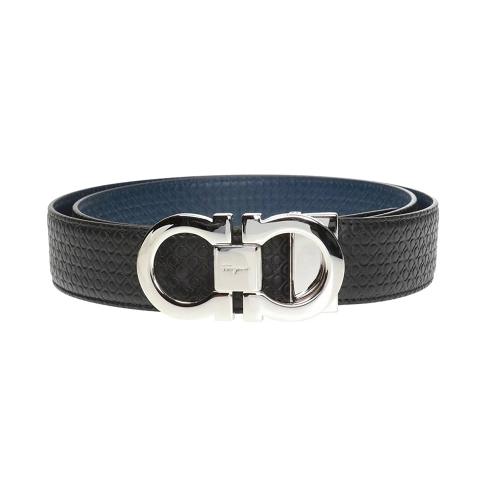 商品Salvatore Ferragamo|SALVATORE FERRAGAMO 黑色男士腰带 67-9535-714462,价格¥2315,第1张图片