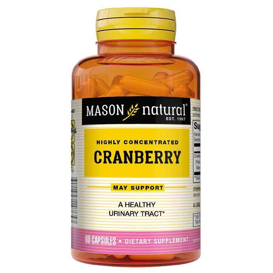 商品Mason Natural|Highly Concentrated Cranberry Capsules,价格¥52,第1张图片
