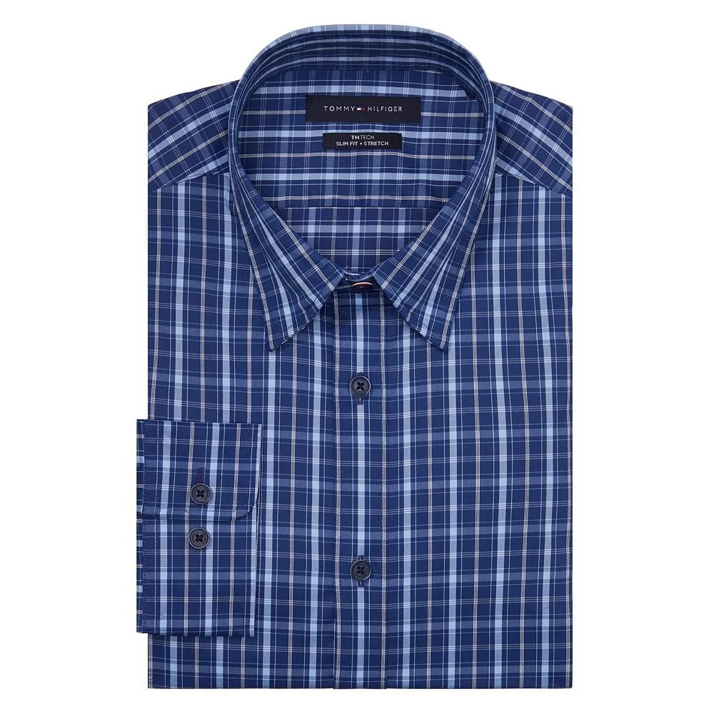 商品Tommy Hilfiger|Men's Tech The No Tuck Slim Fit Stretch Dress Shirt,价格¥238,第2张图片详细描述