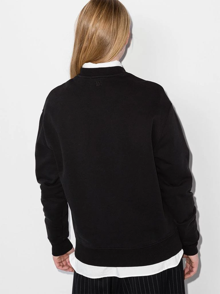 商品AMI|AMI PARIS - Ami De Coeur Organic Cotton Sweatshirt,价格¥1505,第3张图片详细描述