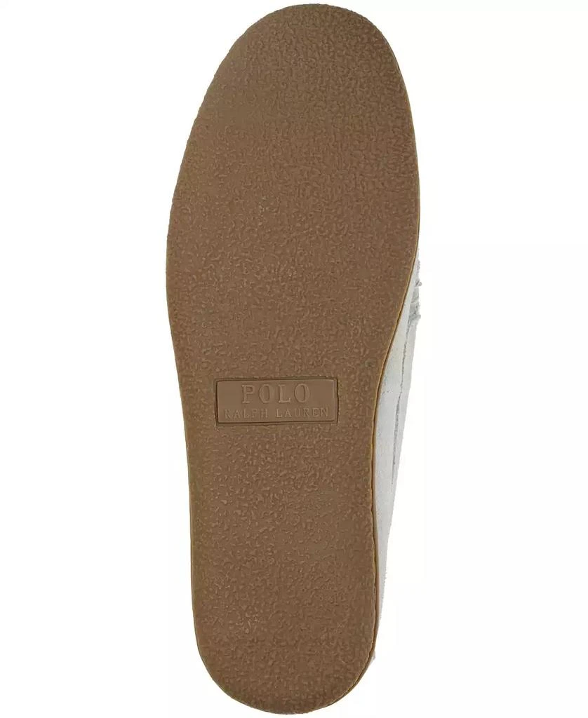 商品Ralph Lauren|Women's Collins Mediterranean Bear Suede Moccasin Slippers,价格¥479,第5张图片详细描述