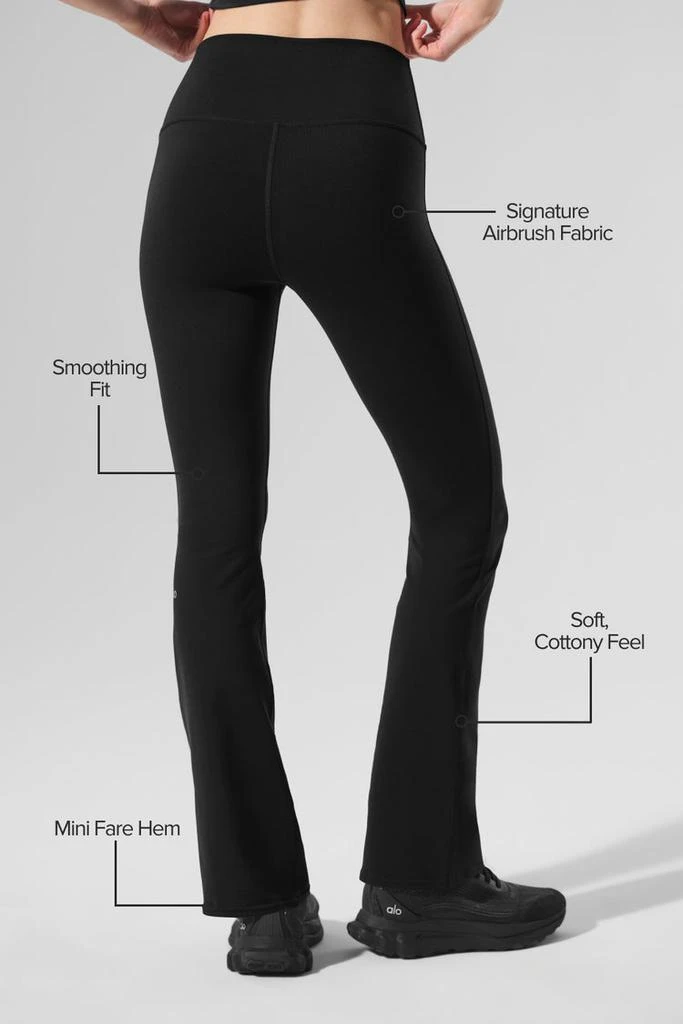 商品Alo|Airbrush High-Waist 7/8 Bootcut Legging - Ivory,价格¥975,第2张图片详细描述
