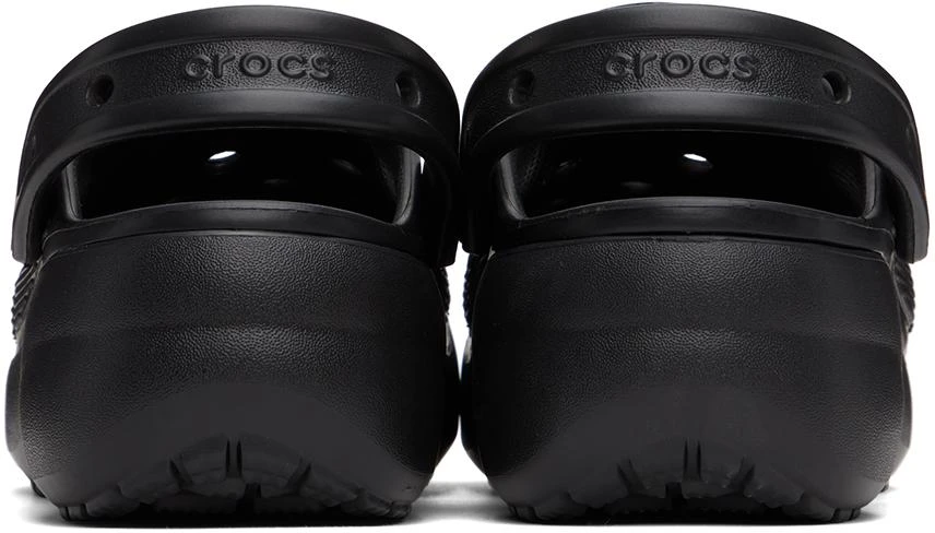 商品Crocs|Black Classic Platform Clogs,价格¥303,第2张图片详细描述