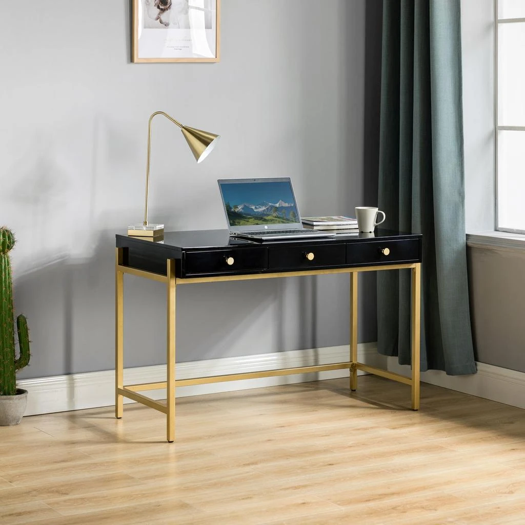 商品Tina's Home|Nilda Perfect Stylish Desk with a Manufactured Wood Work Surface,价格¥3575,第1张图片