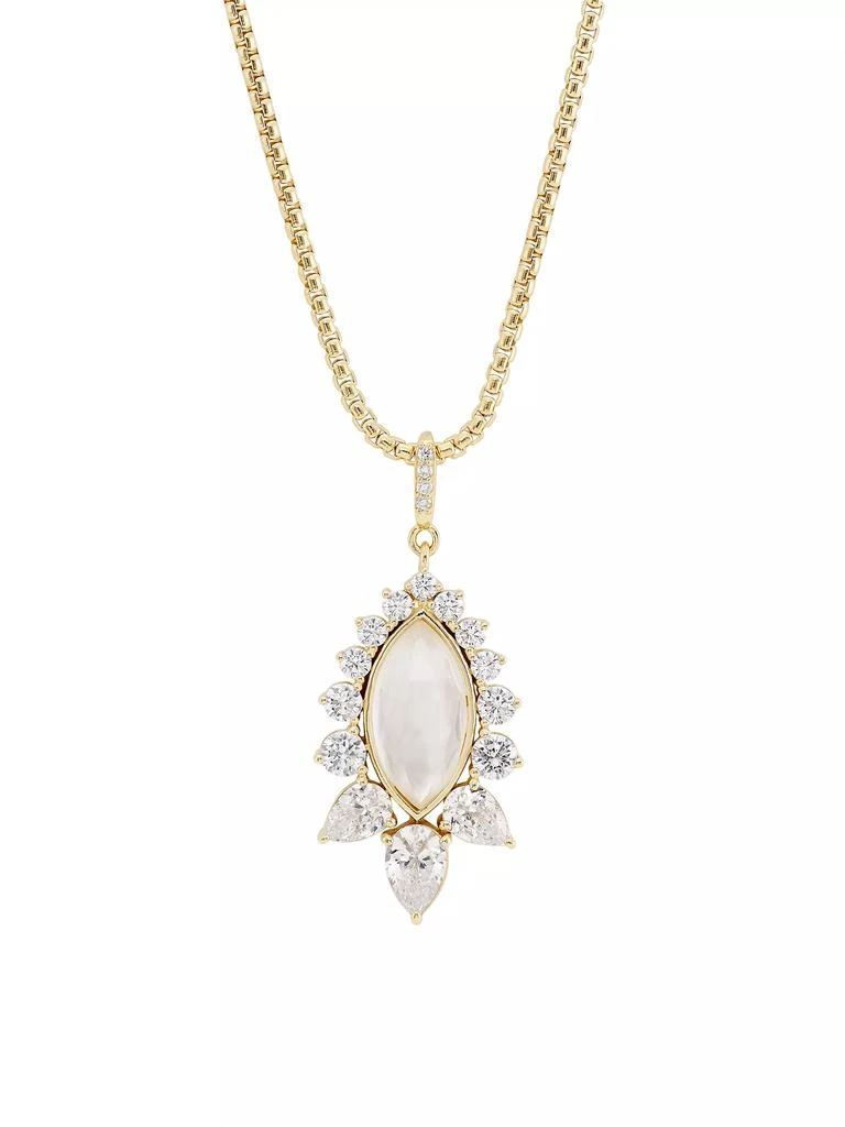 商品Adriana Orsini|Taylor Navet 18K-Gold-Plated & Doublet Pendant Necklace,价格¥1462,第1张图片