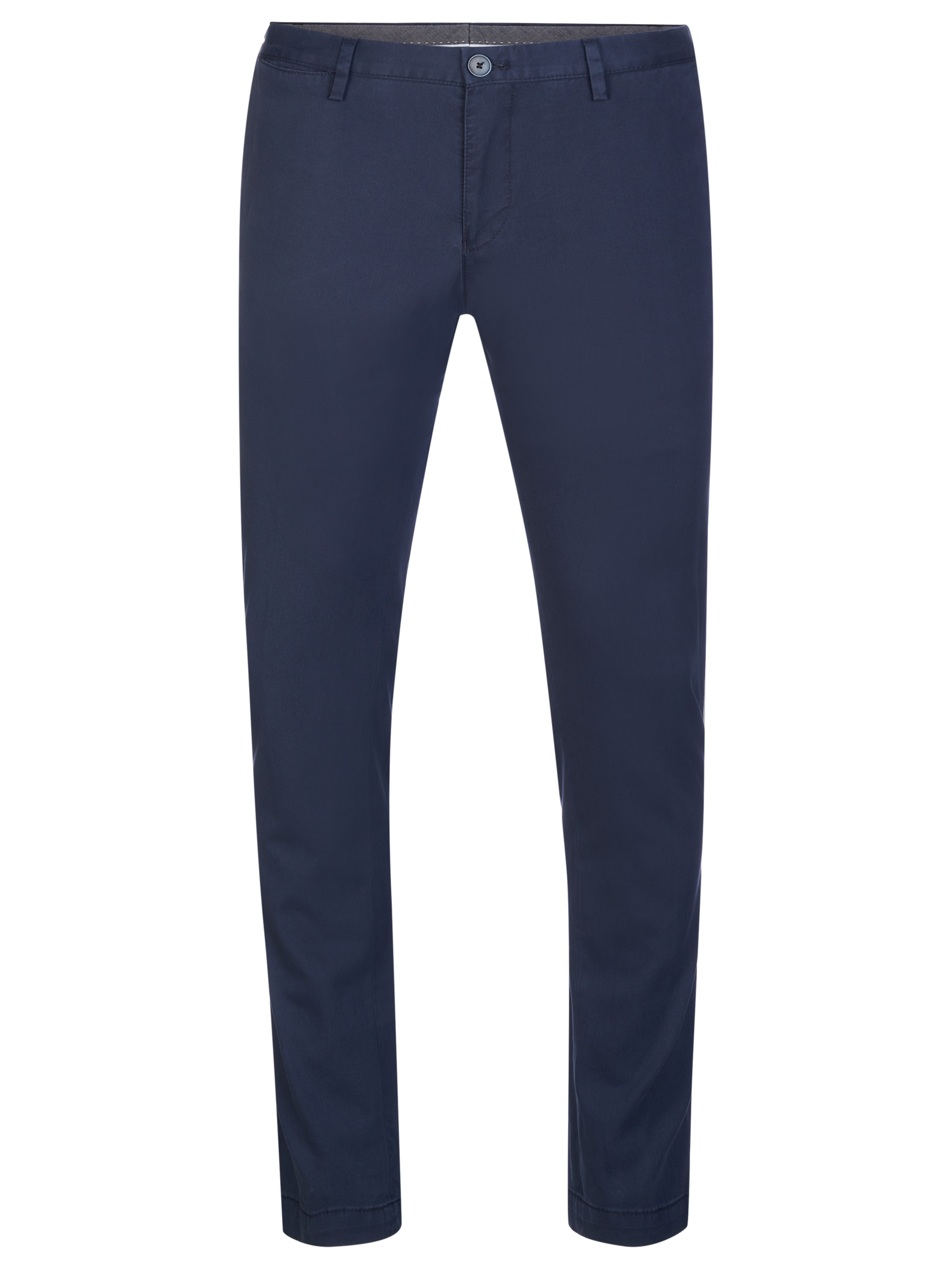 HUGO BOSS 男士海军蓝色棉质修身休闲裤 STANINO16W-50385095-410商品第1张图片规格展示