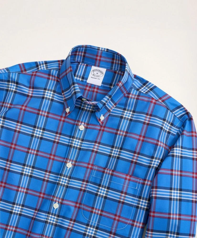 商品Brooks Brothers|Regent Regular-Fit Non-Iron Stretch Twill Tartan Shirt,价格¥300,第2张图片详细描述