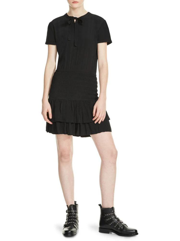 商品Maje|Maje - Raboa Ruffled Dress,价格¥589,第1张图片