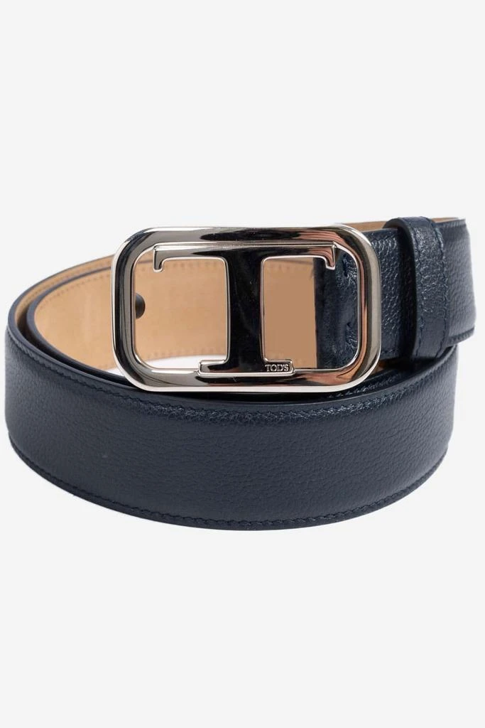 商品Tod's|Tod's Cintura In Pelle Blu Xcmcqr70100sunu820,价格¥2761,第1张图片