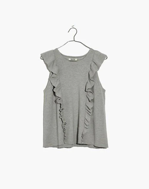 商品Madewell|Ruffled Sweater Tank,价格¥317,第4张图片详细描述