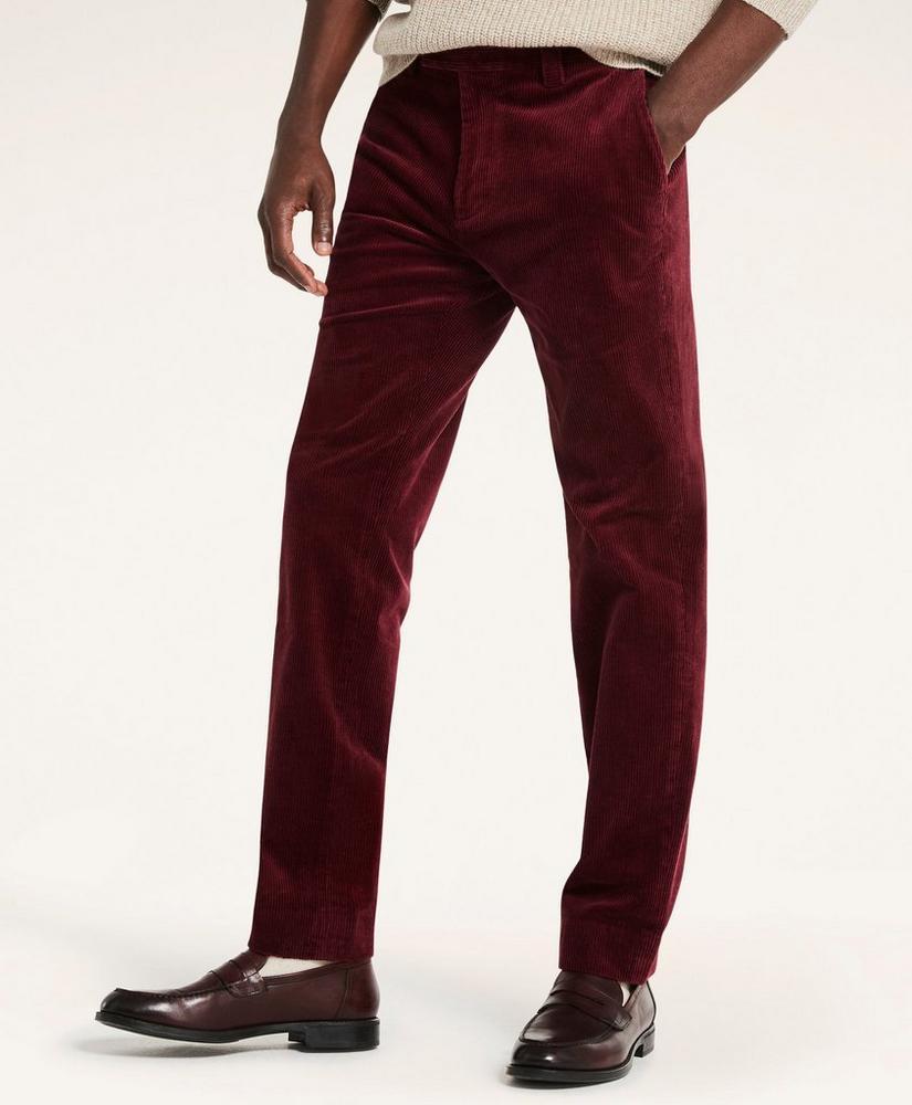 Milano Fit Wide-Wale Stretch Corduroy Pants商品第1张图片规格展示