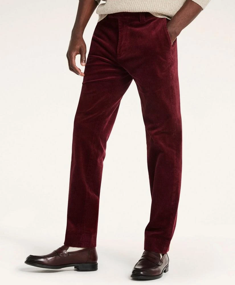 商品Brooks Brothers|Milano Fit Wide-Wale Stretch Corduroy Pants,价格¥287,第1张图片