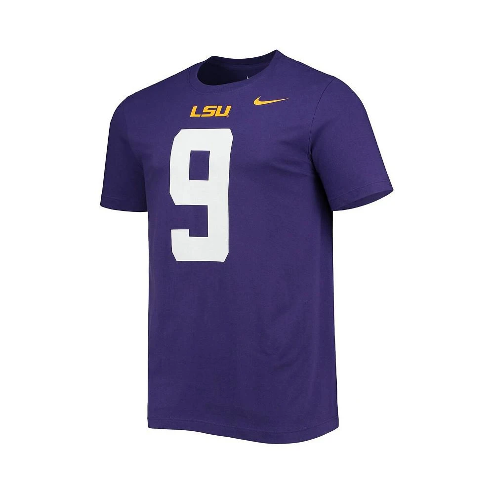 商品NIKE|Men's Joe Burrow Purple LSU Tigers Alumni Name and Number Team T-shirt,价格¥166,第2张图片详细描述