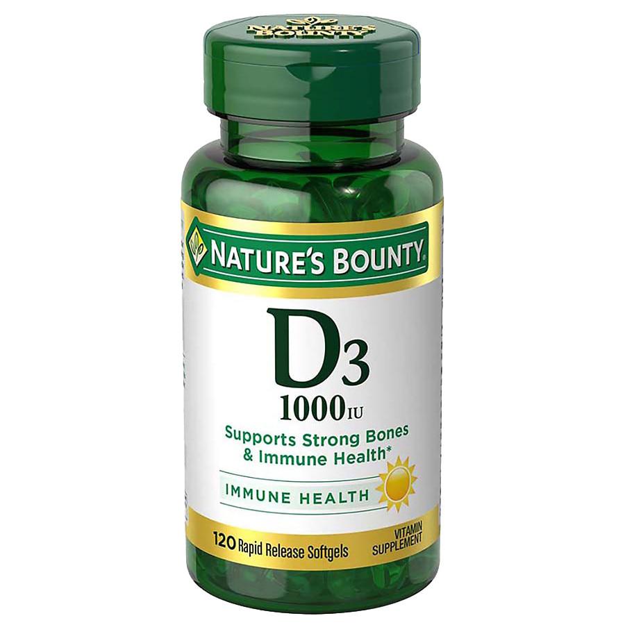 D3-1000 IU Dietary Supplements Softgels商品第1张图片规格展示