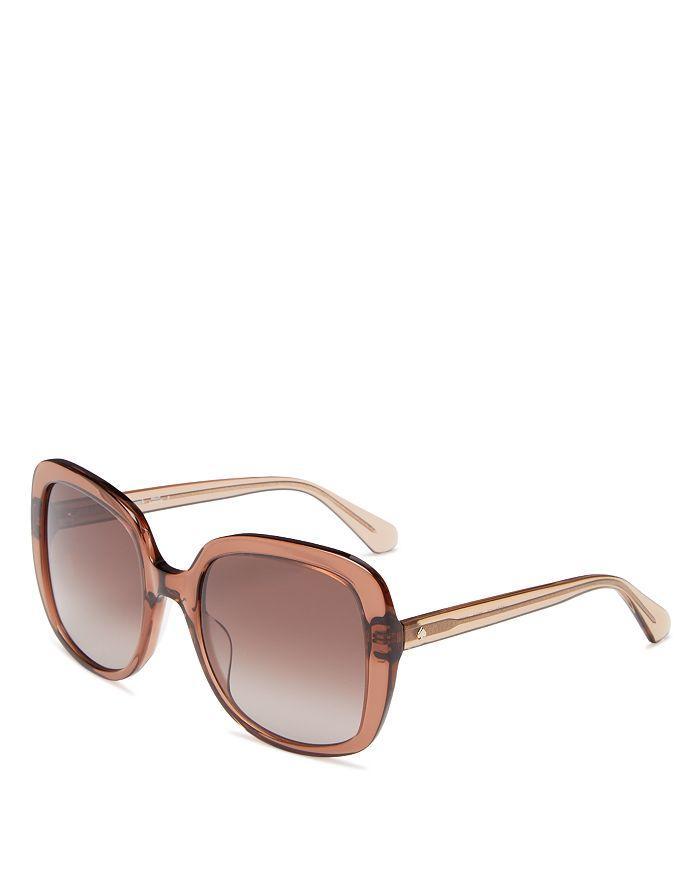 商品Kate Spade|Women's Square Sunglasses, 56mm,价格¥1042,第5张图片详细描述