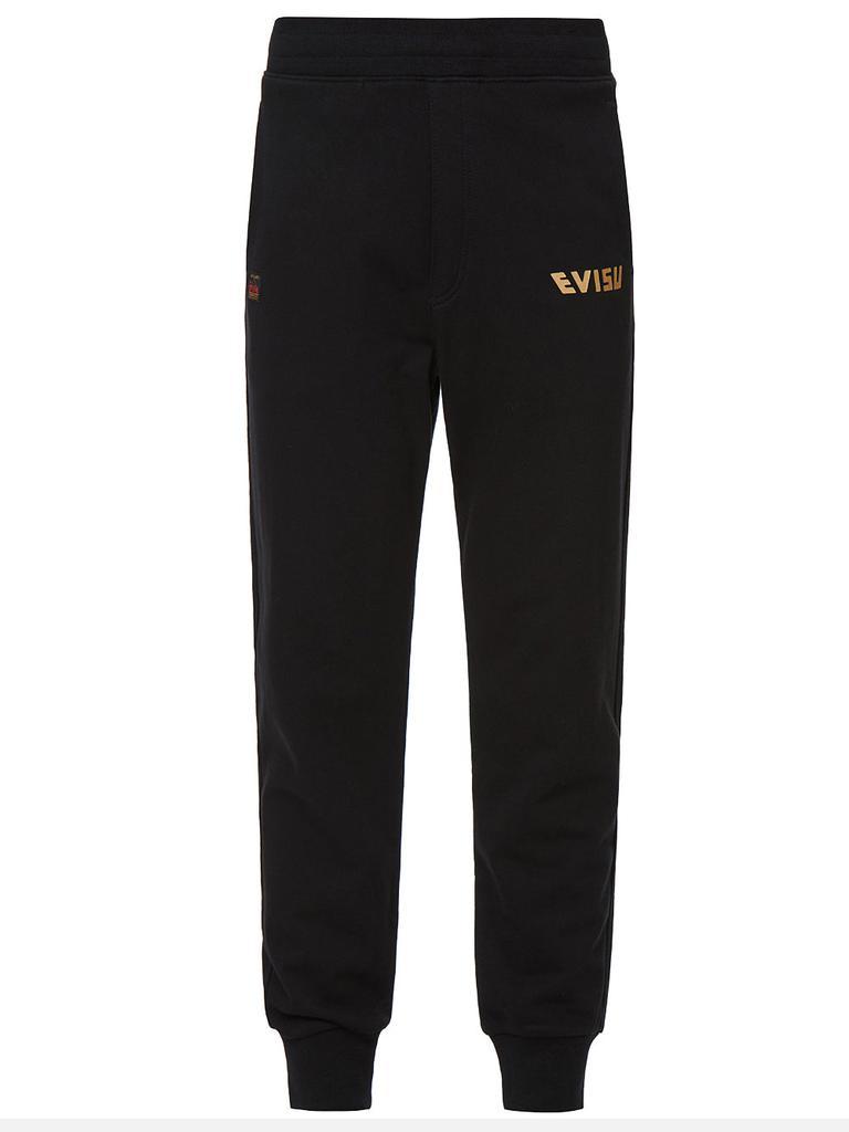 商品Evisu|EVISU Foil Print Daicock Sweat Pants Black,价格¥2116,第1张图片