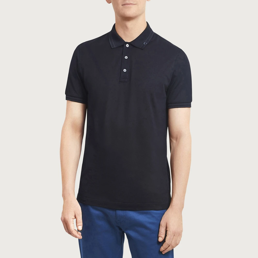 SALVATORE FERRAGAMO 男士黑色经典款式POLO衫 12-1783-697715 商品